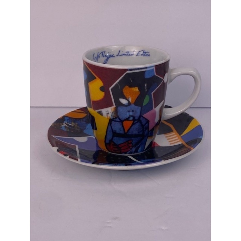 Cafe Najjar Limited Edition Espresso Cup Saucer Set C Khoury 2019 Abstract Art